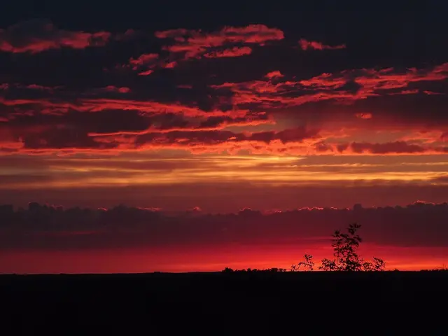 Prairie sunset
